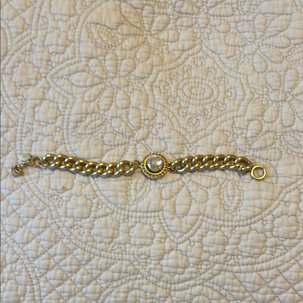 Catherine Popesco Gold Curb Chain Bracelet